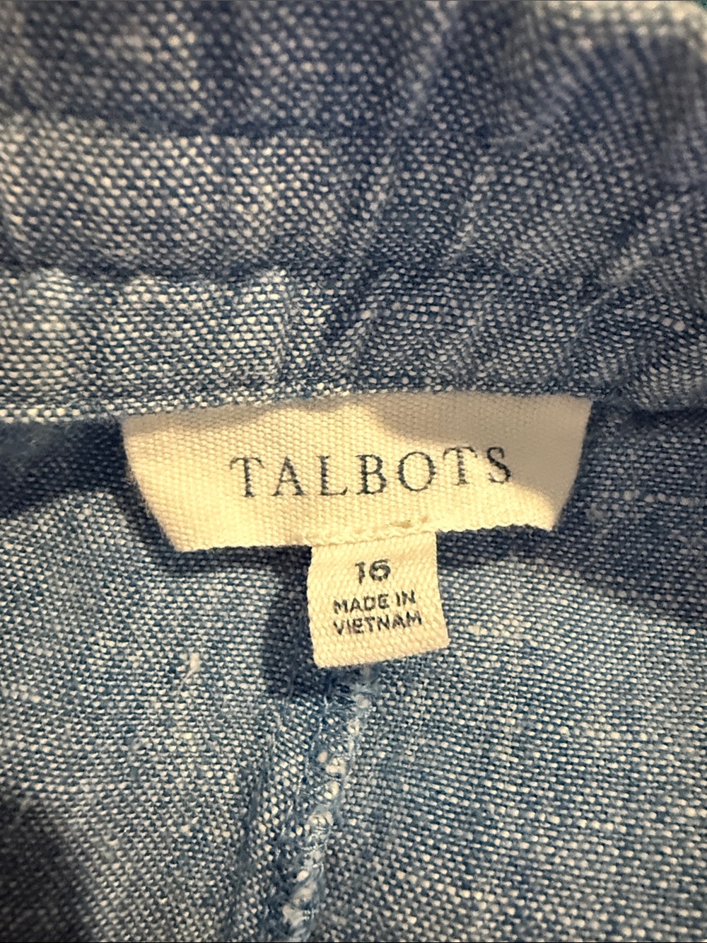Talbots linen pants 
Blue 
Size 16 - Picture 4 of 4